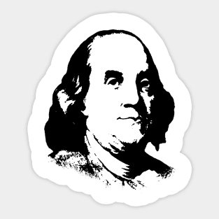 Benjamin Franklin Portrait Sticker